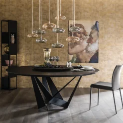 Cattelan Italia Ruokapöydät|Pyöreät Pöydät<Skorpio-ruokapöytä, pyöreä