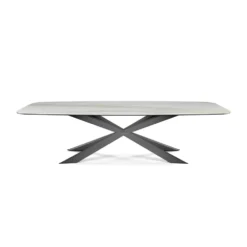 Cattelan Italia Ruokapöydät<Spyder-ruokapöytä, suorakaide