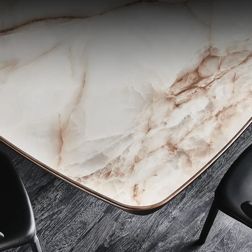 Cattelan Italia Ruokapöydät<Spyder-ruokapöytä, suorakaide