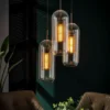 KruunuDesign Riippuvalaisimet<Amber-sylinterivalaisin