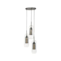 KruunuDesign Riippuvalaisimet<Amber-sylinterivalaisin