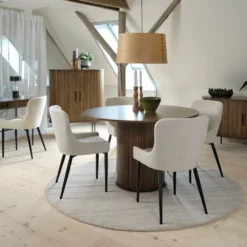 KruunuDesign Ruokapöydät|Pyöreät Pöydät<Nola-ruokapöytä