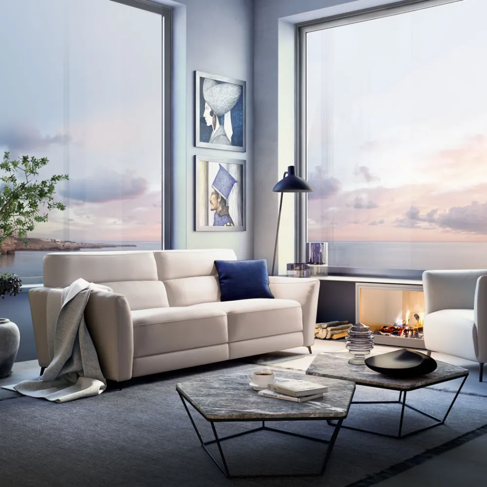 Natuzzi 2-Istuttavat Sohvat|3-Istuttavat Sohvat<Stan-sohva