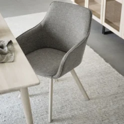 Rowico Home Ruokapöydän Tuolit|Pyörivät Tuolit<Rowico Alison-käsinojatuoli, puu