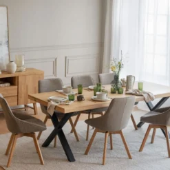 Rowico Home Ruokapöydän Tuolit|Pyörivät Tuolit<Rowico Alison-tuoli, puu