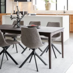 Rowico Home Ruokapöydän Tuolit|Pyörivät Tuolit<Rowico Dunmore-tuoli, pyörivä