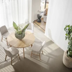 Rowico Home Ruokapöydät|Pyöreät Pöydät<Rowico Glenside-ruokapöytä, jatkettava