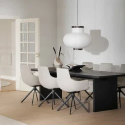 Rowico Home Ruokapöydän Tuolit|Pyörivät Tuolit<Rowico Lowell-käsinojatuoli 360°