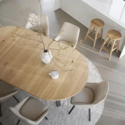 Rowico Home Ruokapöydät|Pyöreät Pöydät<Rowico Maddock-pöytä, jatkettava