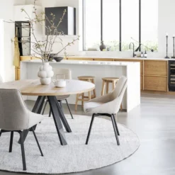 Rowico Home Ruokapöydät|Pyöreät Pöydät<Rowico Maddock-pöytä, jatkettava
