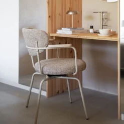 Rowico Home Ruokapöydän Tuolit|Pyörivät Tuolit<Rowico Merrick-käsinojatuoli 360°
