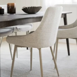 Rowico Home Ruokapöydän Tuolit<Rowico Sierra-tuoli, vaalea beige