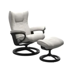 Stressless Mekanismituolit<Wing-lepotuoli + rahi, valkoinen
