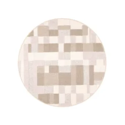 VM Carpet Pyöreät Matot|Villamatot<Domino-villamatto, pyöreä