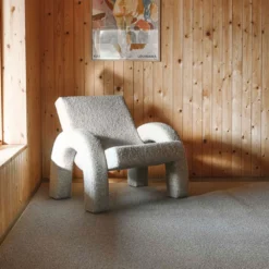 VM Carpet Pyöreät Matot|Villamatot<Hiillos-matto, pyöreä